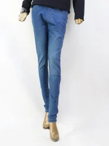 lj05 stretchable denim jeans for womens blue