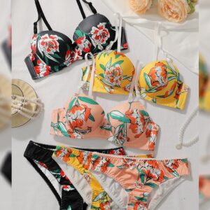ladies imported wired net bra & panty set (copy)