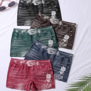 ladies imported pack of 4 seamless printed boxers/briefs