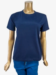 crew neck t shirt for women navy blue