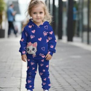 high quality baby girl winter track suits