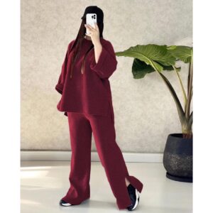 winter bottom cut style track suit